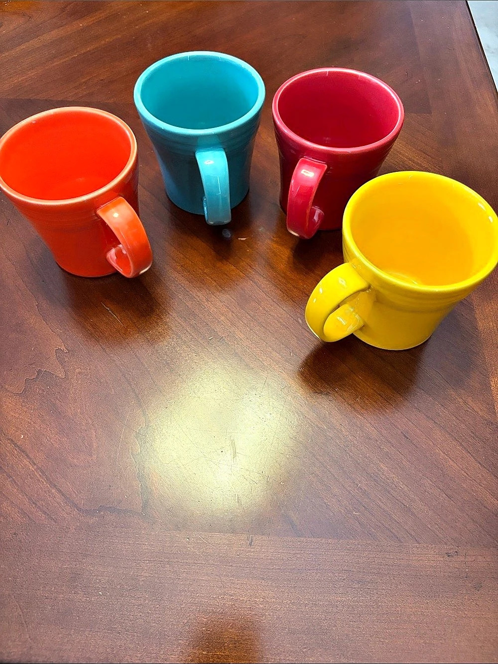 Fiesta Homer Laughlin Fiesta Tapered Mug Set Tapered Mug Set of 4 color.
